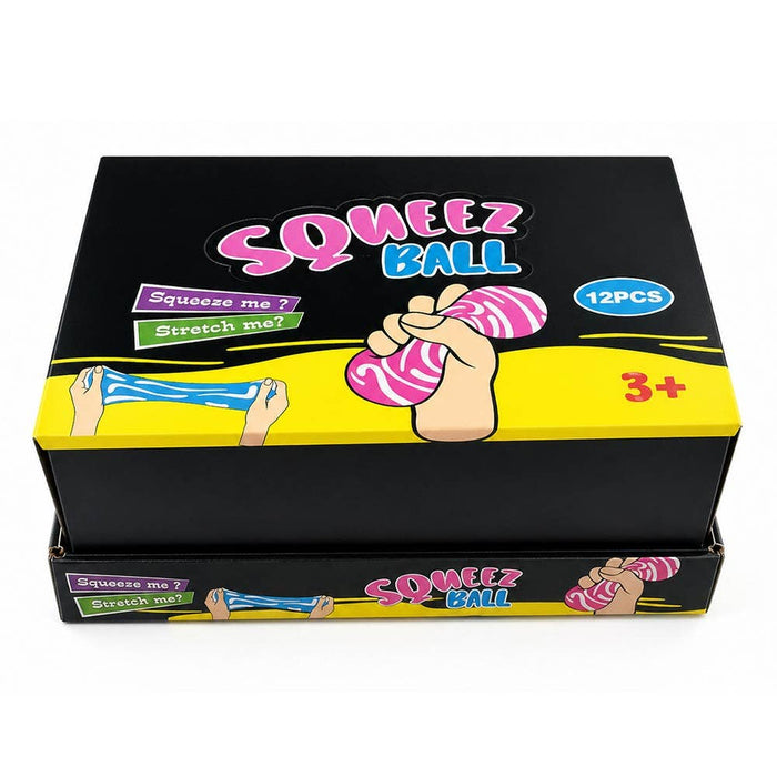 12PCS - Squeeze Stress Relief Cube Ball Toy