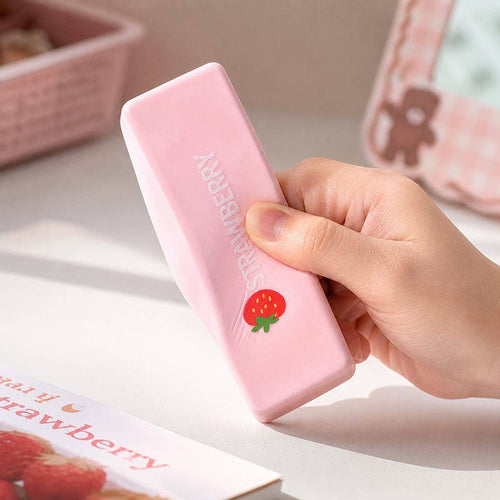 12PCS - Stretchy Strawberry Bar Stress Relief Toy