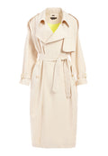 ADRIEN LONG TRENCH COAT - TAUPE