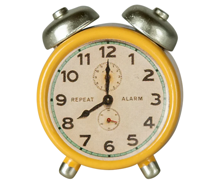 Alarm Clock, Mouse- Yellow
