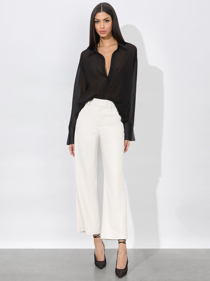 ALEXANDER VEGAN TROUSER - OFF WHITE