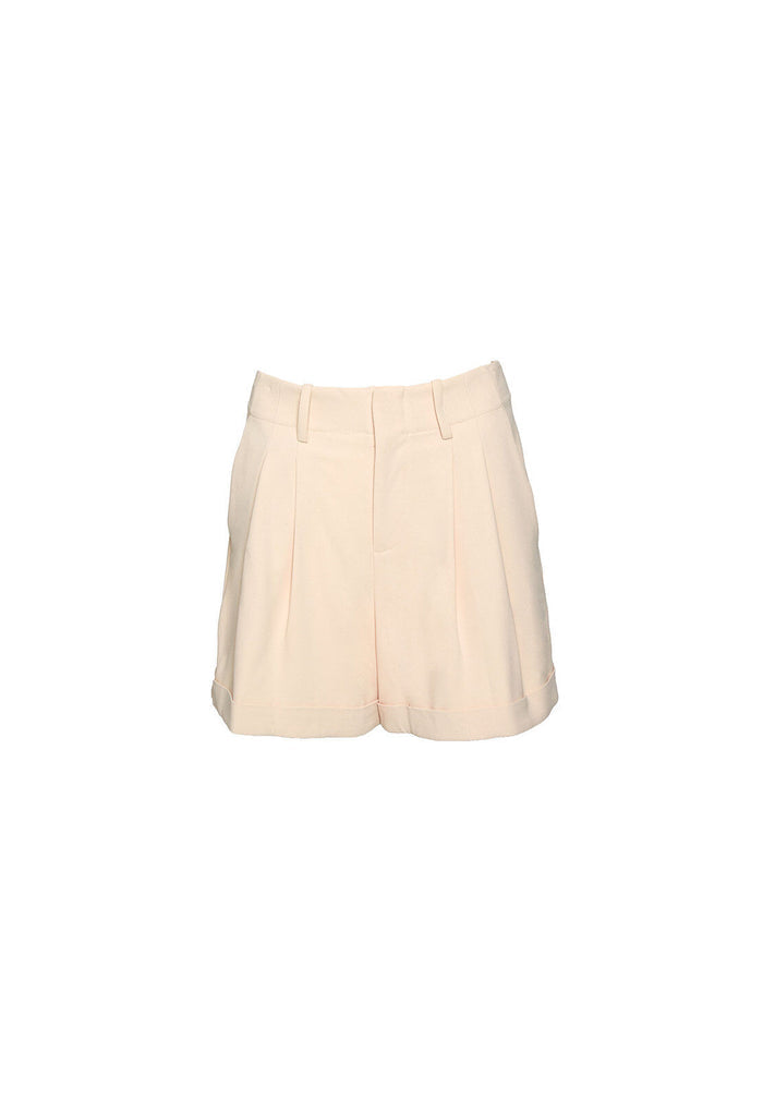 AMANI HW DBLE PLT SHORT W CUFF - BLUSH