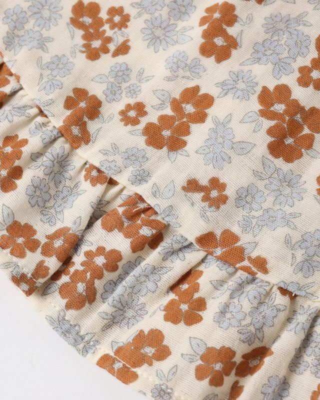 Americana Floral Butterfly Top & Bloomer Set