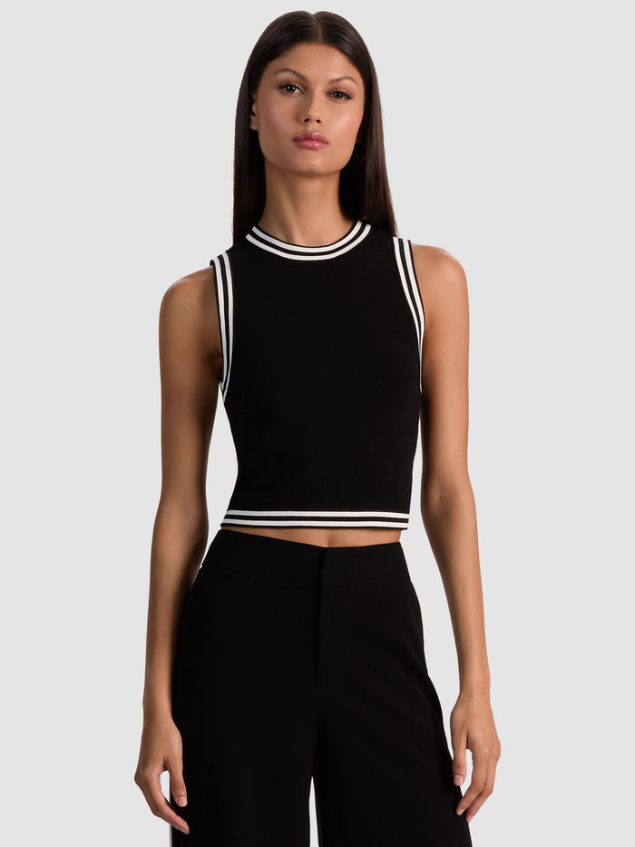 AMITY TANK - BLACK MULTI