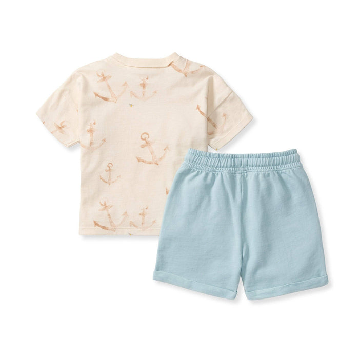 Anchors Boy Tee & Shorts Set
