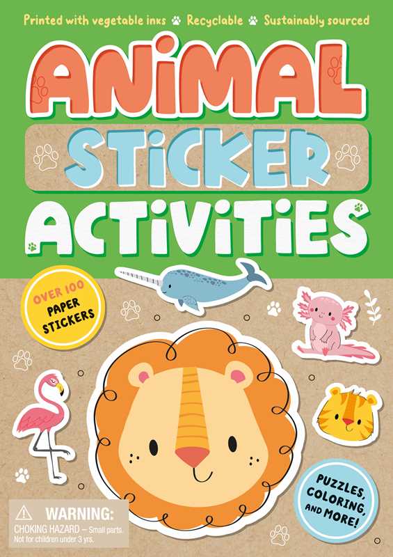 Animal Eco Sticker Activities by IglooBooks