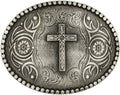 ANTIQUE SILVER American Eagle Belt Buckle 1791ATS