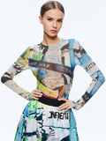 A+O X BASQUIAT DELAINA TOP - CONFIDENTIAL