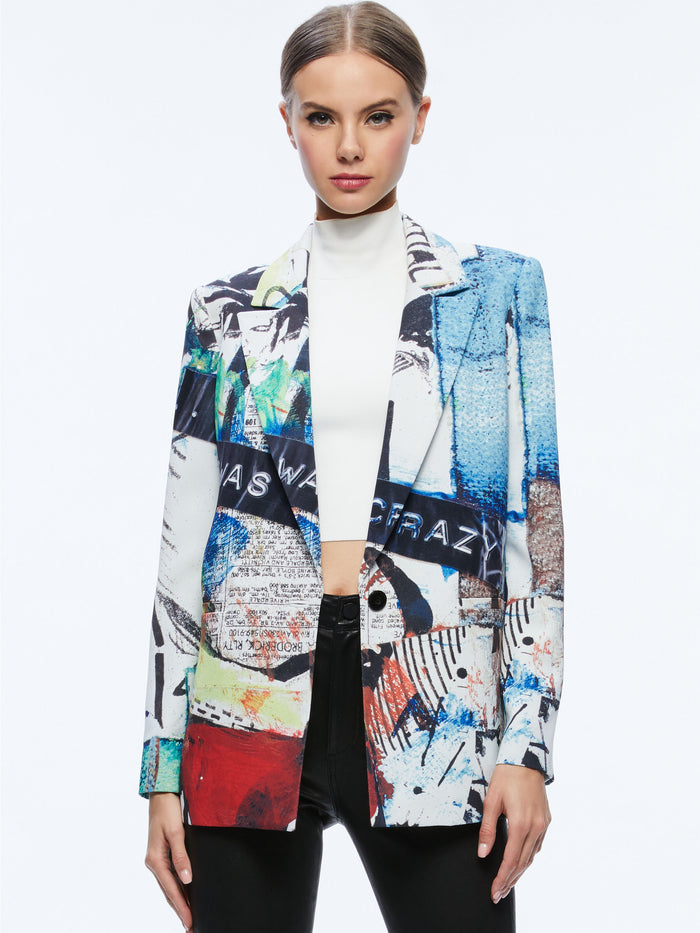 A+O X BASQUIAT DENNY BLAZER - CONFIDENTIAL