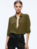 A+O X BASQUIAT WILLA PLACKET TOP - KING PLEASURE