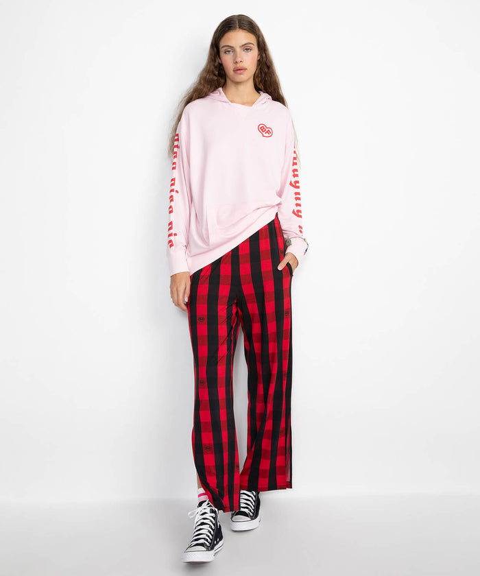 A+O X BIG FEELINGS ATHENA OVERSIZED HOODIE - PRETTY PINK