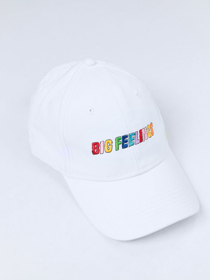 A+O X BIG FEELINGS BASEBALL HAT - WHITE
