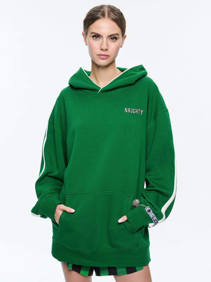 A+O X BIG FEELINGS ONE LOVE HOODIE - FESTIVE GREEN