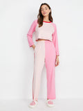 A+O X BIG FEELINGS PAIGE RAGLAN PJ SET - PRETTY PINK MULTI