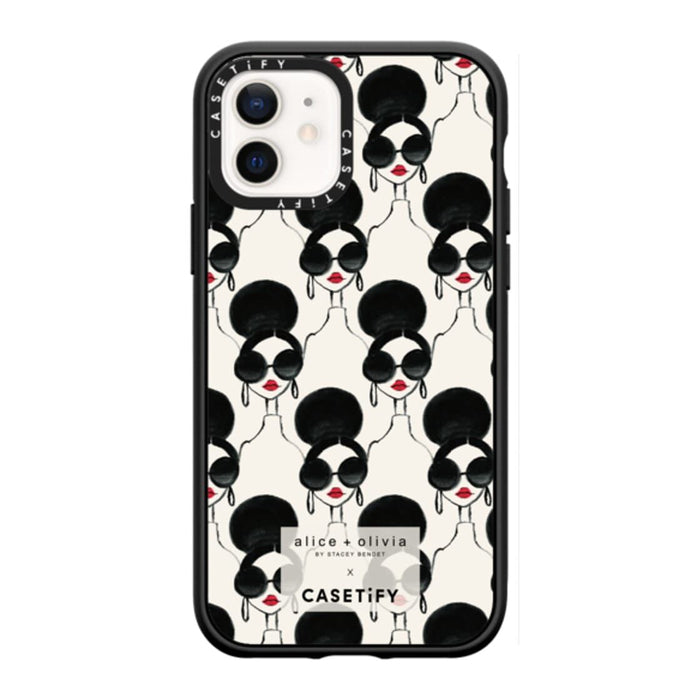A+O X CASETIFY IPHONE 12 CASE - BLACK/WHITE
