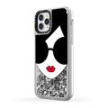 AO X CASETIFY STACEFACE GLITTER CASE FOR IPHONE 11PRO - SILVER