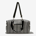 A+O X FABFITFUN DUFFLE BAG - POSITANO STRIPE SM BLACK