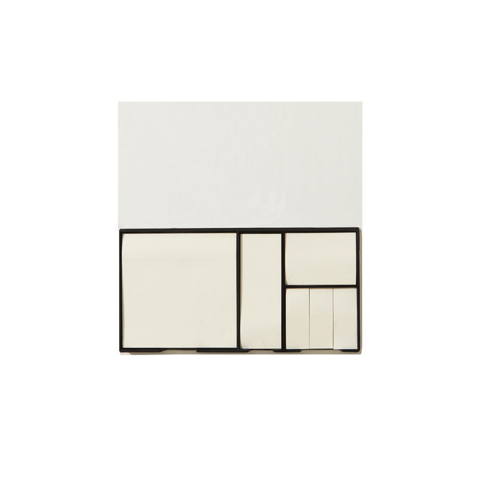 A+O X FABFITFUN STICKY NOTE SET - POSITANO STRIPE SM BLACK