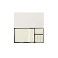 A+O X FABFITFUN STICKY NOTE SET - POSITANO STRIPE SM BLACK