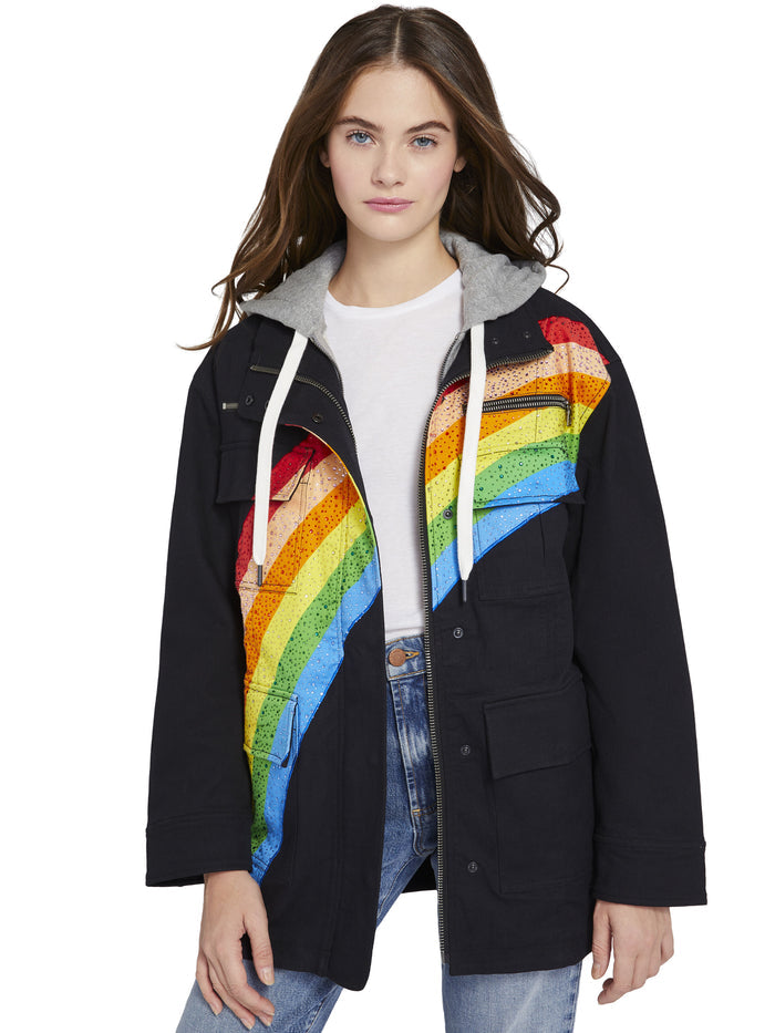 AO X FRIENDSWITHYOU ASTOR PARKA - BLACK/MULTI