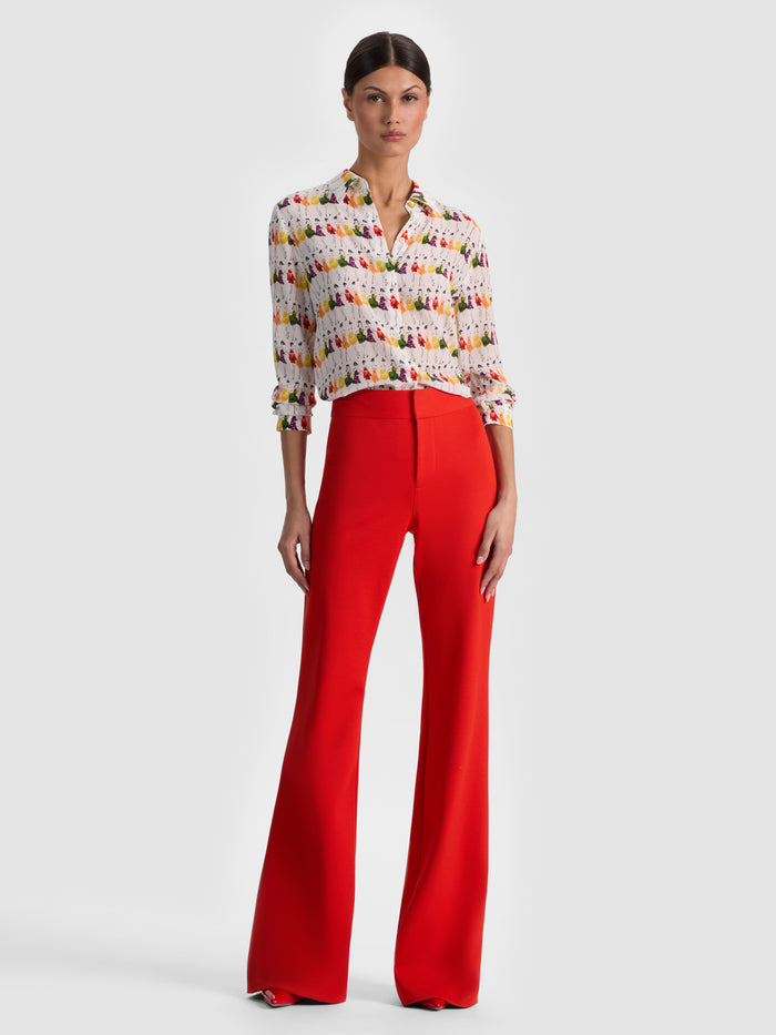 A+O X GRETCHEN ROEHRS WILLA SILK BLOUSE - WOMENS DAY