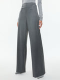 ASPEN DOUBLE WAIST PANT - SHADOW GREY MELANGE