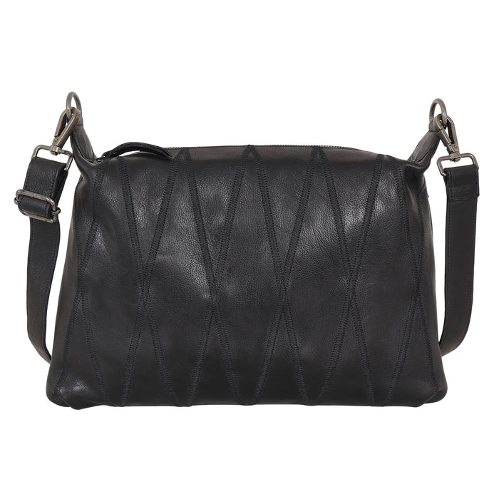 Avery Diamond Leather Crossbody Bag - Latico Leathers