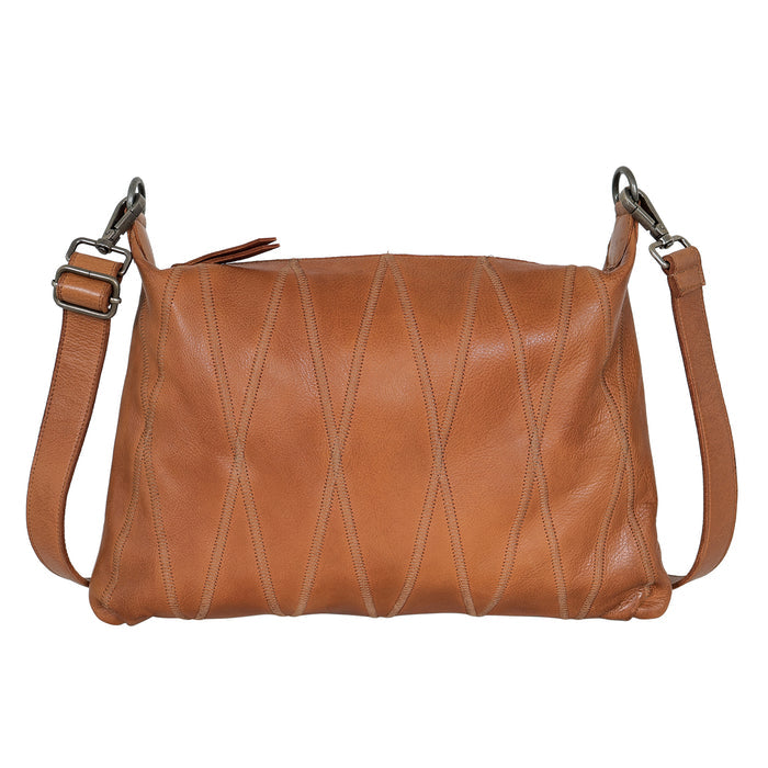 Avery Diamond Leather Crossbody Bag - Latico Leathers