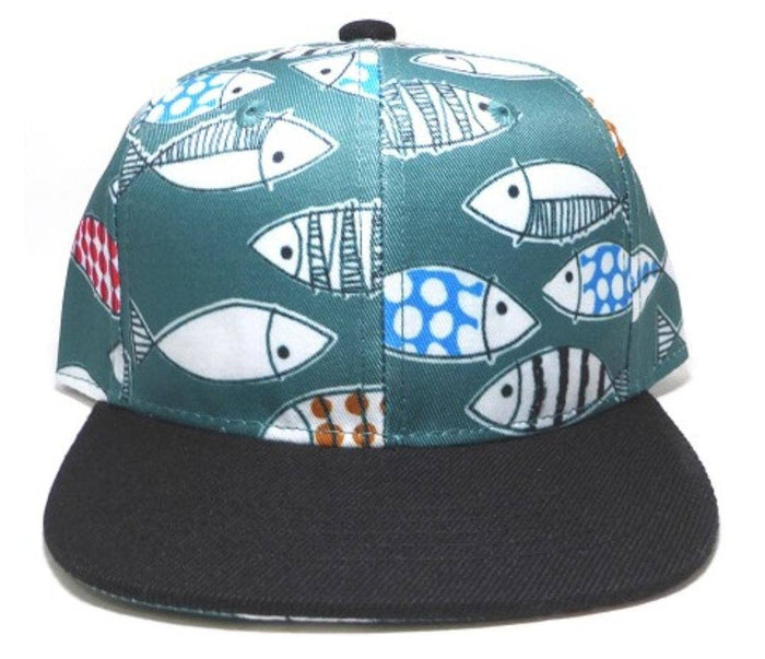 Baby 6 Panel Fish Snapback Hat
