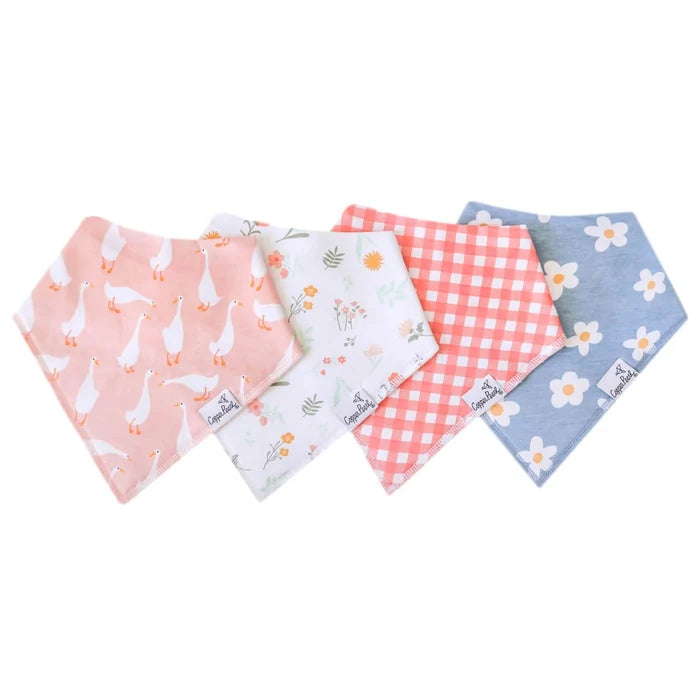 Baby Bandana Bib Set of 4- Goosie