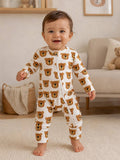 Baby Bear / Organic Cotton 2-Way Zip Romper