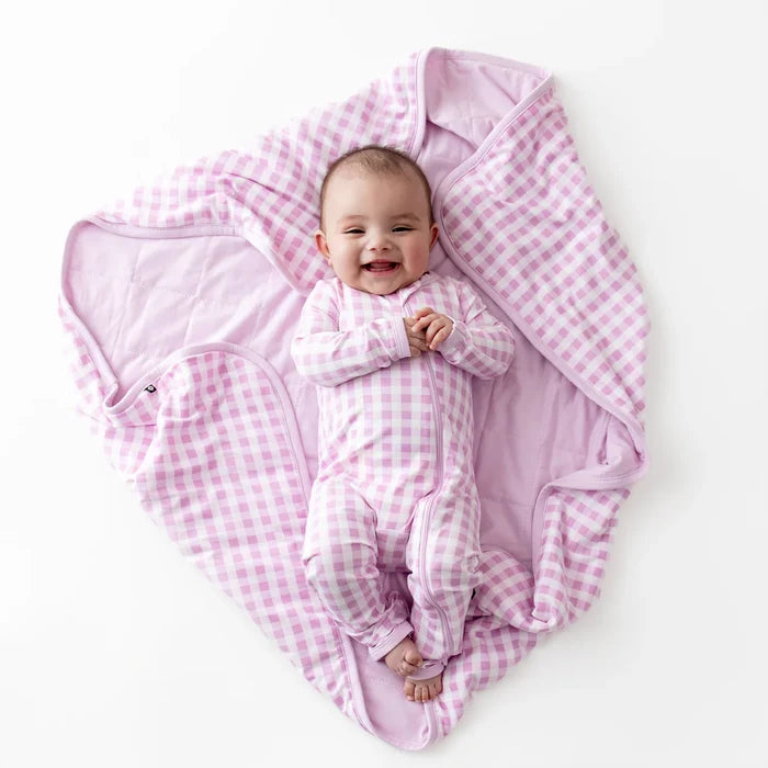 Baby Blanket 1.0- Gingham Thistle