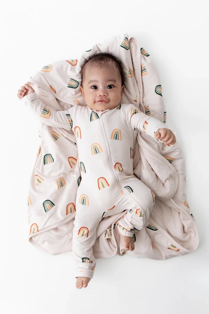 Baby Blanket 1.0- Retro Rainbow
