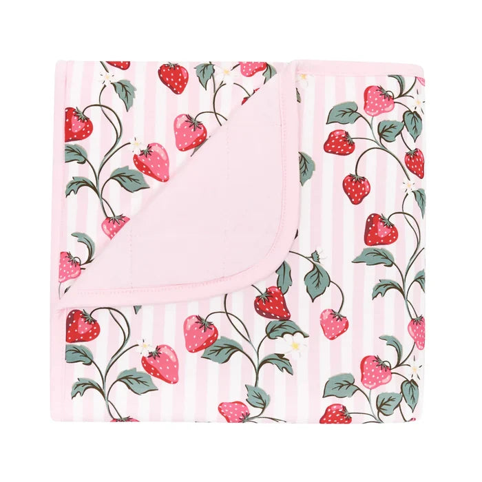 Baby Blanket 1.0- Strawberry Fields