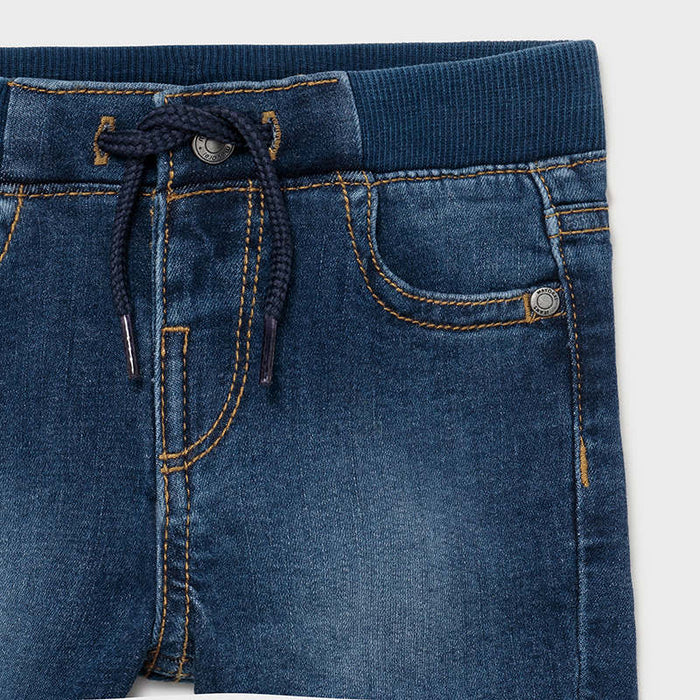 Baby Boy Denim Bermuda Shorts