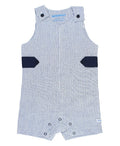 Baby Boys Blue Seersucker Classic Jon Jon