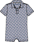Baby Boys Home Run Performance Polo Romper