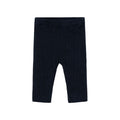Baby Girl Navy Cable Knit Leggings