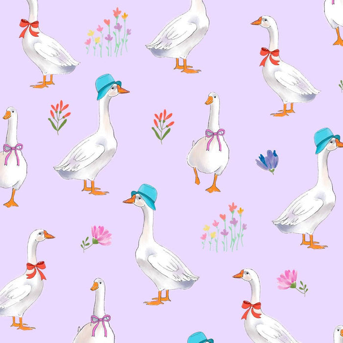 Baby Muslin Swaddle Blanket 47x47 Cute Goose