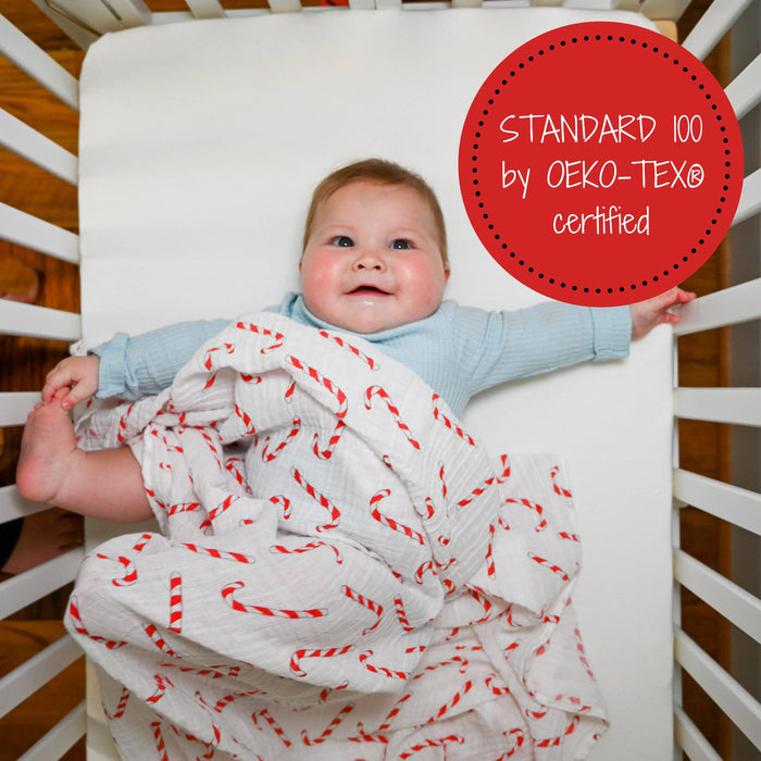 Baby Muslin Swaddle Blanket 47x47 Mint To Be Together