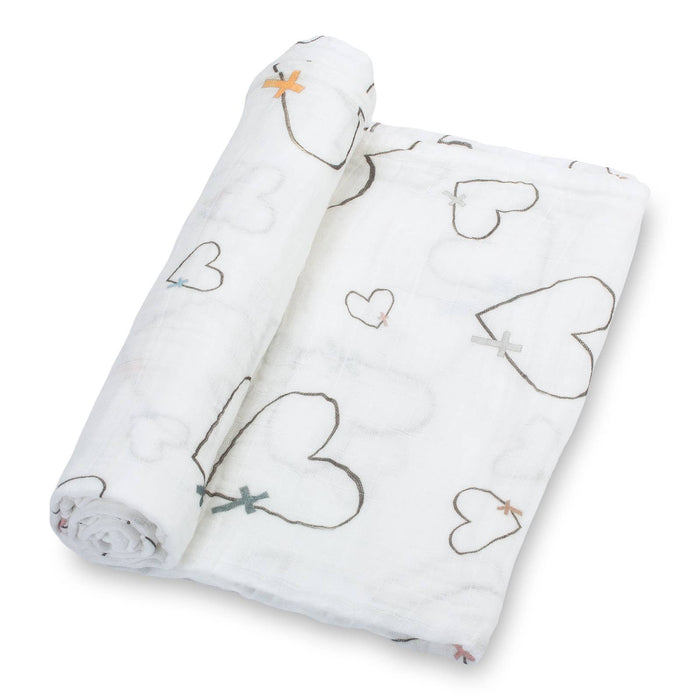Baby Muslin Swaddle Blanket 47x47 The Love of Christ