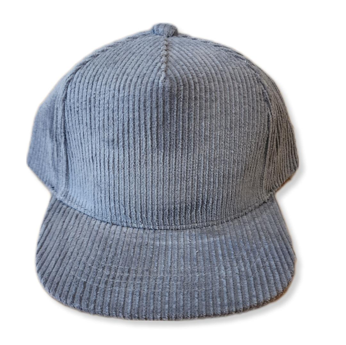 Baby Toddler Corduroy Snapback Hat - Gray