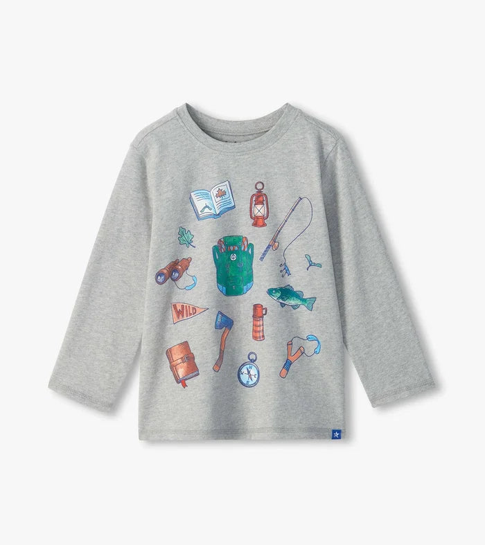 Backpacker Crew Neck Graphic Tee