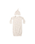 Bamboo Baby Gown + Hat Set- Bloom