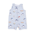 Baseballs Playing Baseball Sleeveless Shortie Romper