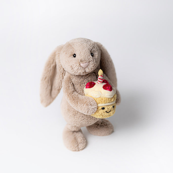 Bashful Beige Bunny 'Birthday' - Original - Jellycat