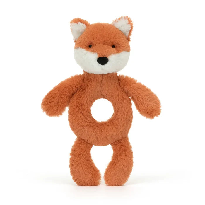 Bashful Fox Cub Ring Rattle - Jellycat
