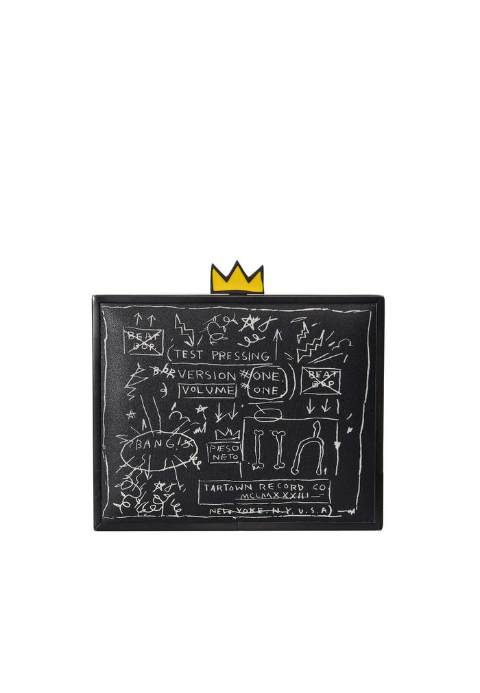 BASQUIAT BEAT BOP CLUTCH - BLACK