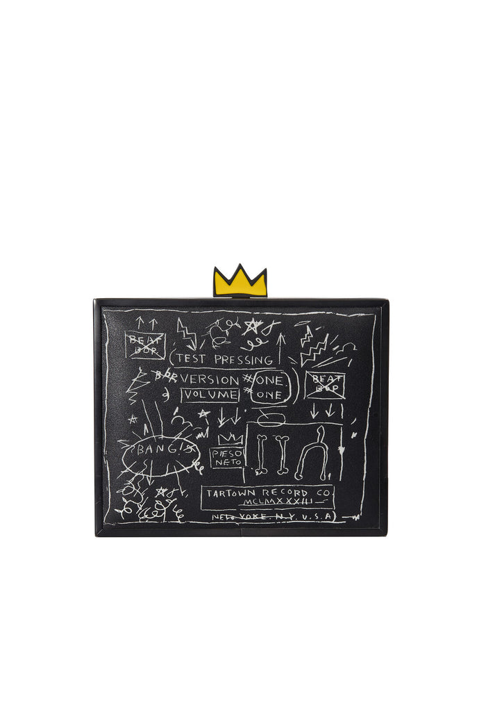 BASQUIAT BEAT BOP CLUTCH - BLACK
