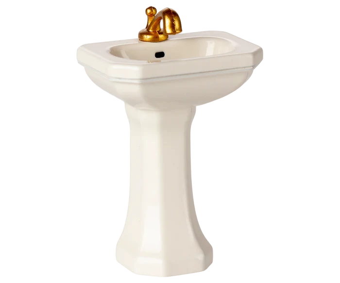 Bathroom Sink, Mouse- Off-White